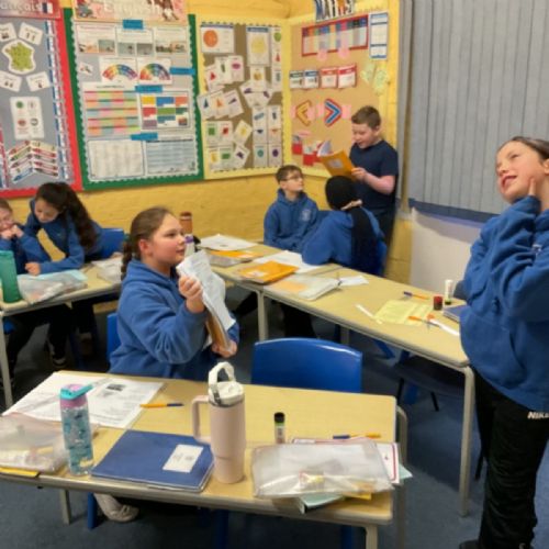 Rehearsing and performing our snowy poetry